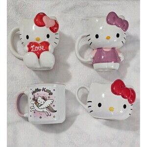 Hello Kitty 4 Mug Bundle